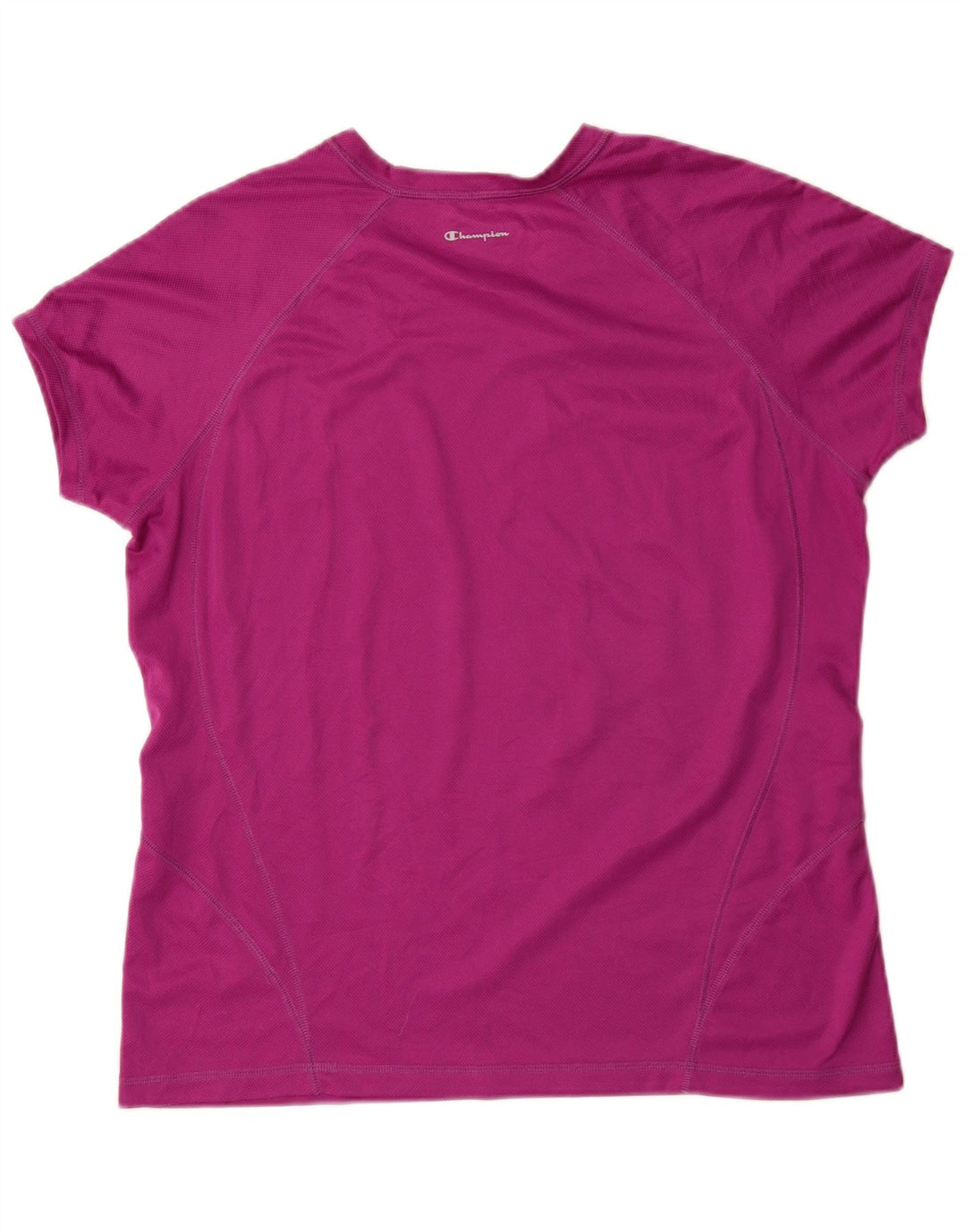 Champion Dame T-Shirt Top UK 18 XL Pink Polyester