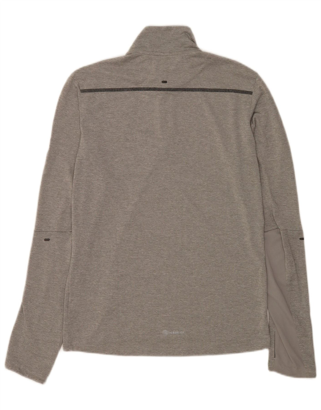 Adidas Herre Aeroready Zip Neck Pullover Træningsdragt Top XS Grå Polyester