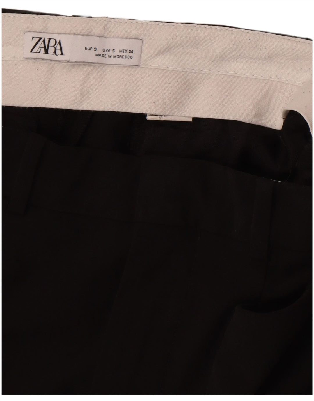 Zara Casual Shorts til kvinder Small W26 Sort
