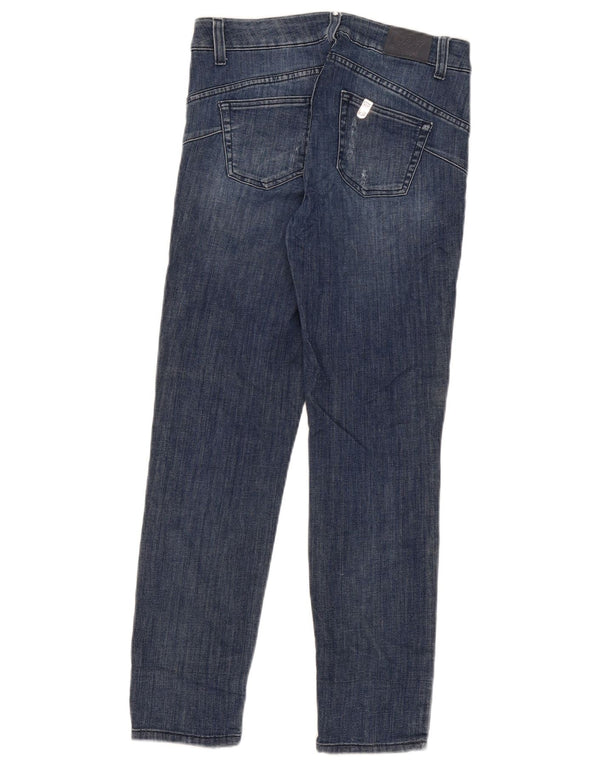 Liu Jo Dame Distressed Slim Jeans W28 L27 Blå
