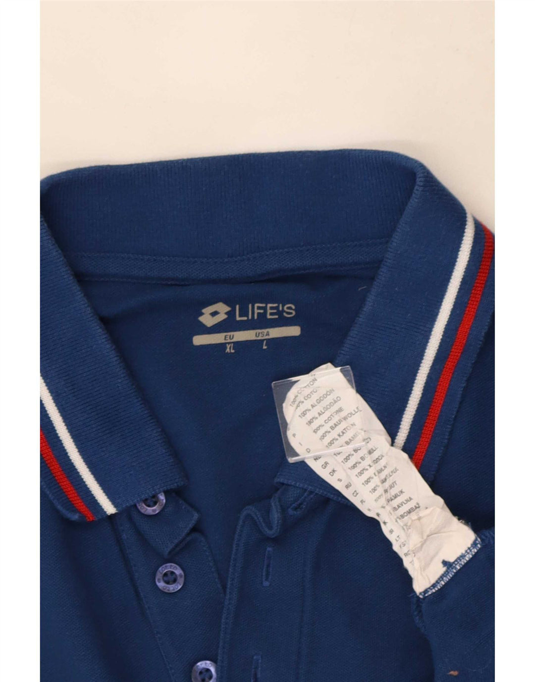 Lotto Herre Polo Shirt Large Blue