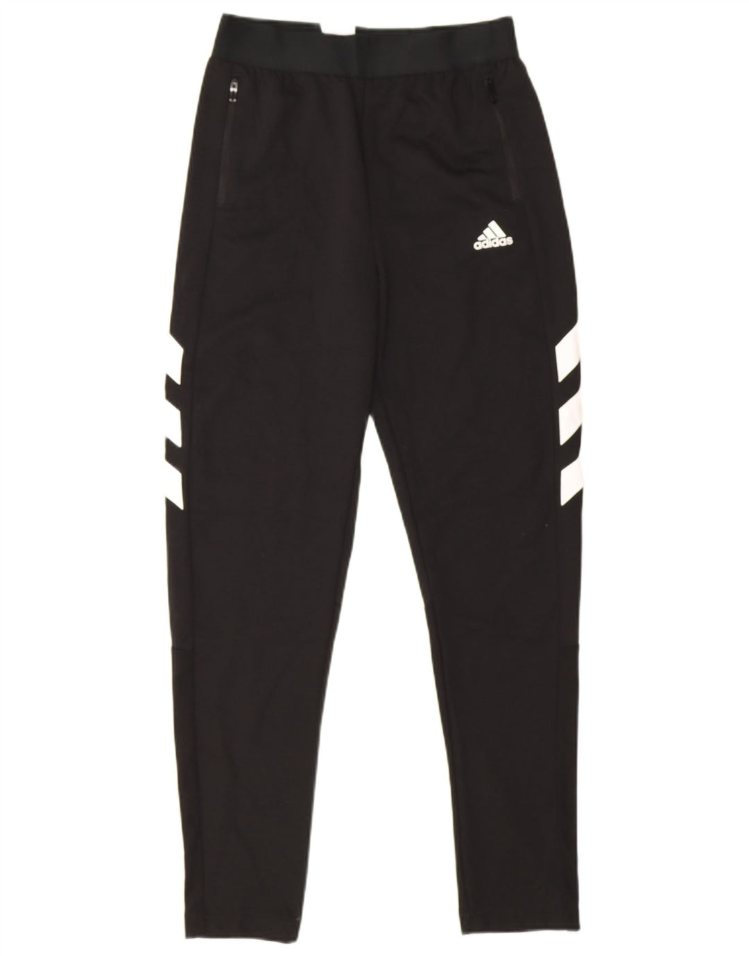 Adidas Drenge Træningsdragt Bukser 13-14 År Sort Polyester