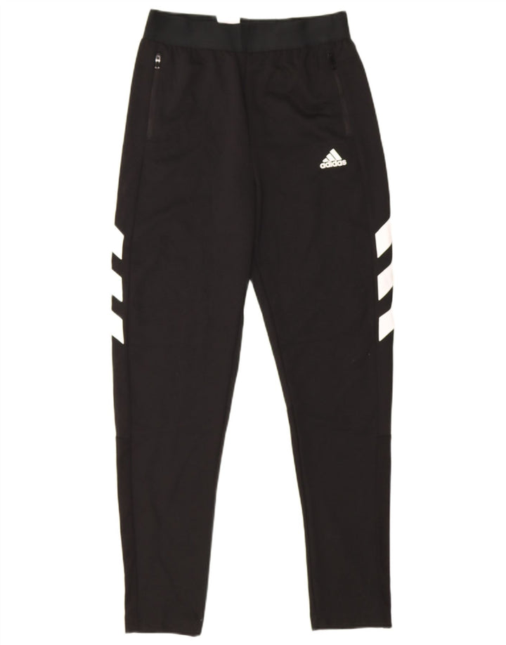 Adidas Drenge Træningsdragt Bukser 13-14 År Sort Polyester