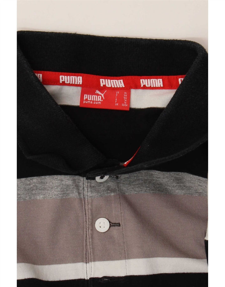 Puma Boys Polo Shirt 13-14 år Flerfarvet Stribet