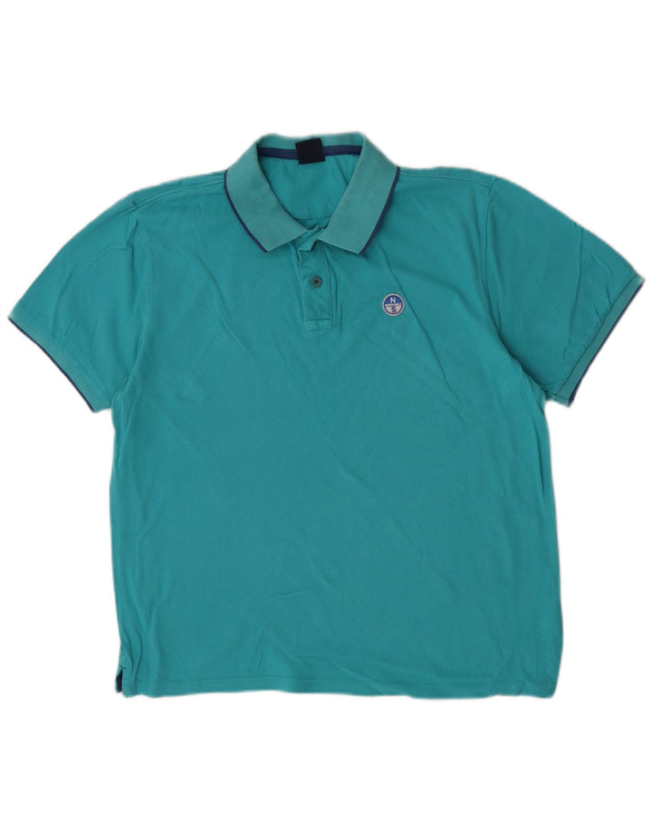 North Sails Herre Polo Shirt Stor Blå Bomuld