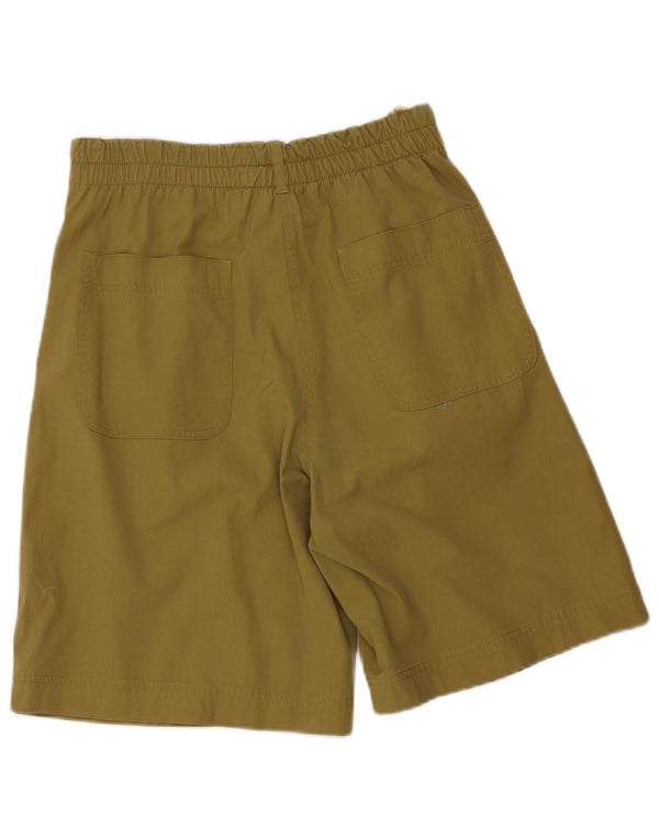 Newpenny kvinders højtaljede bermudashorts W30 Large Khaki Bomuld