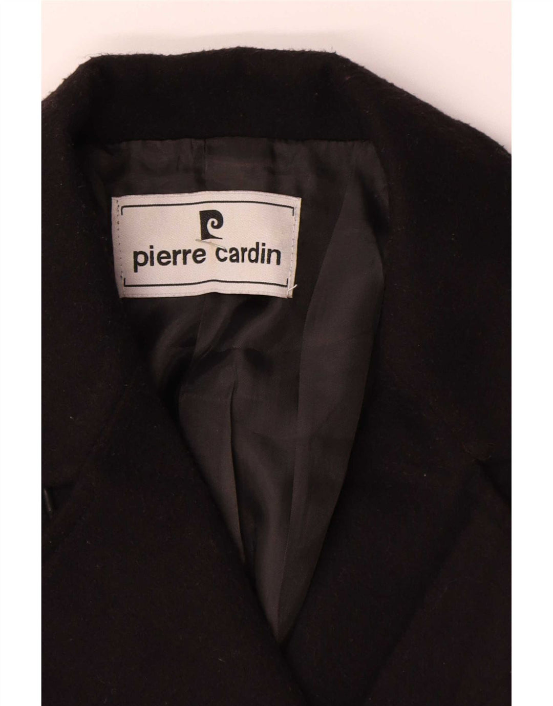 Pierre Cardin Dame Ærtefrakke IT 46 Stor sort polyester