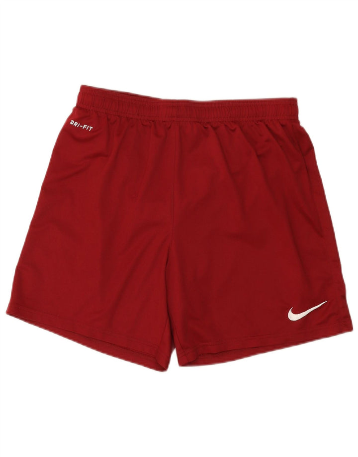NIKE Herre Dri Fit Sportshorts Medium Burgundy Polyester