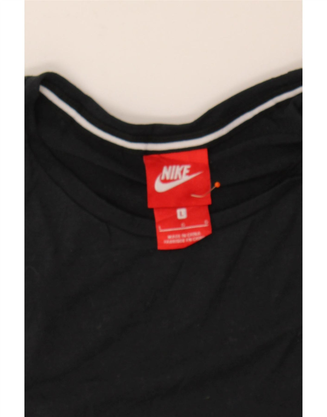 NIKE Womens Vest Top UK 16 Large Black Polyester Vintage Nike and Second-Hand Nike from Messina Hembry 