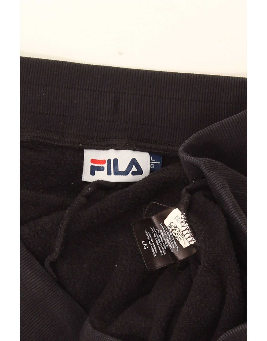 Fila Herre træningsdragt Bukser Joggers Large Sort Bomuld
