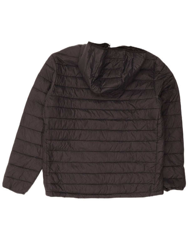 Jack & Jones Herre hættepolstret jakke UK 42 XL Sort
