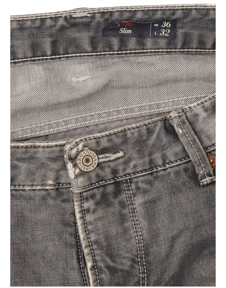 Armani Herre Slim Jeans W36 L32 Grå Bomuld