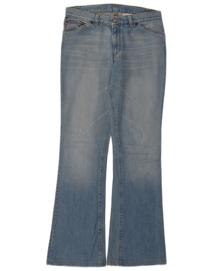 CALVIN KLEIN Dame Bootcut Jeans W28 L30 Blå Bomuld