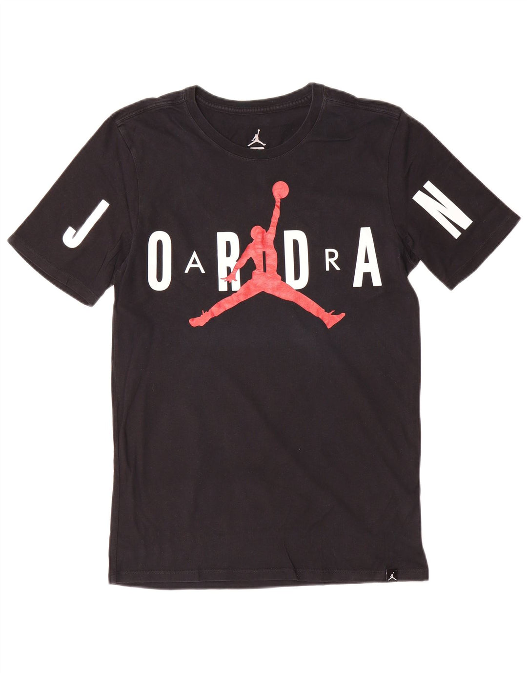 Jordan Herre grafisk T-shirt top lille sort bomuld