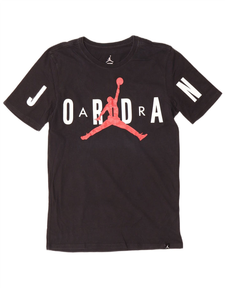 Jordan Herre grafisk T-shirt top lille sort bomuld
