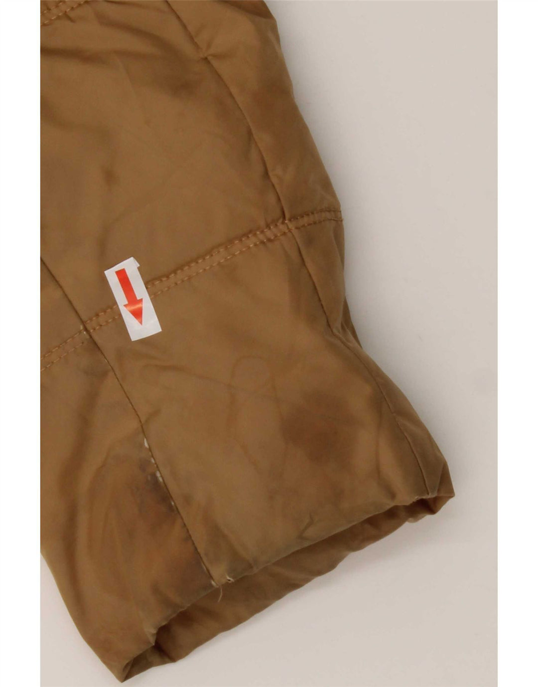 Tommy Hilfiger Dame Hætte Polstret Frakke UK 10 Lille brun polyester