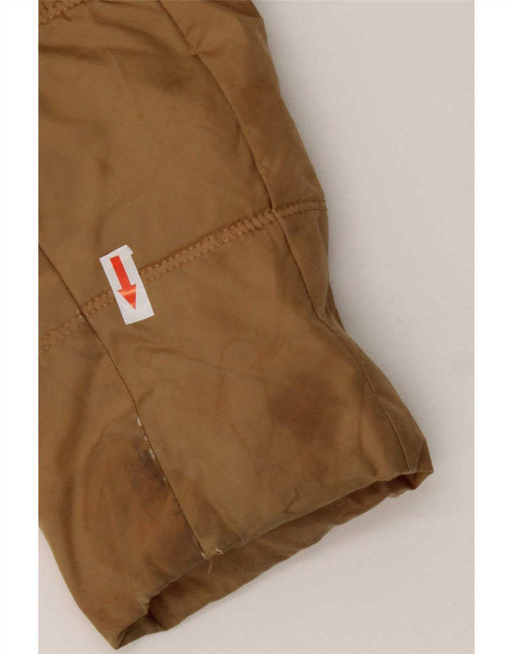 Tommy Hilfiger Dame Hætte Polstret Frakke UK 10 Lille brun polyester