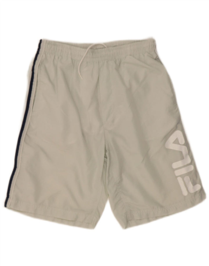 FILA Mens Graphic Sport Shorts Medium Grey Polyamide
