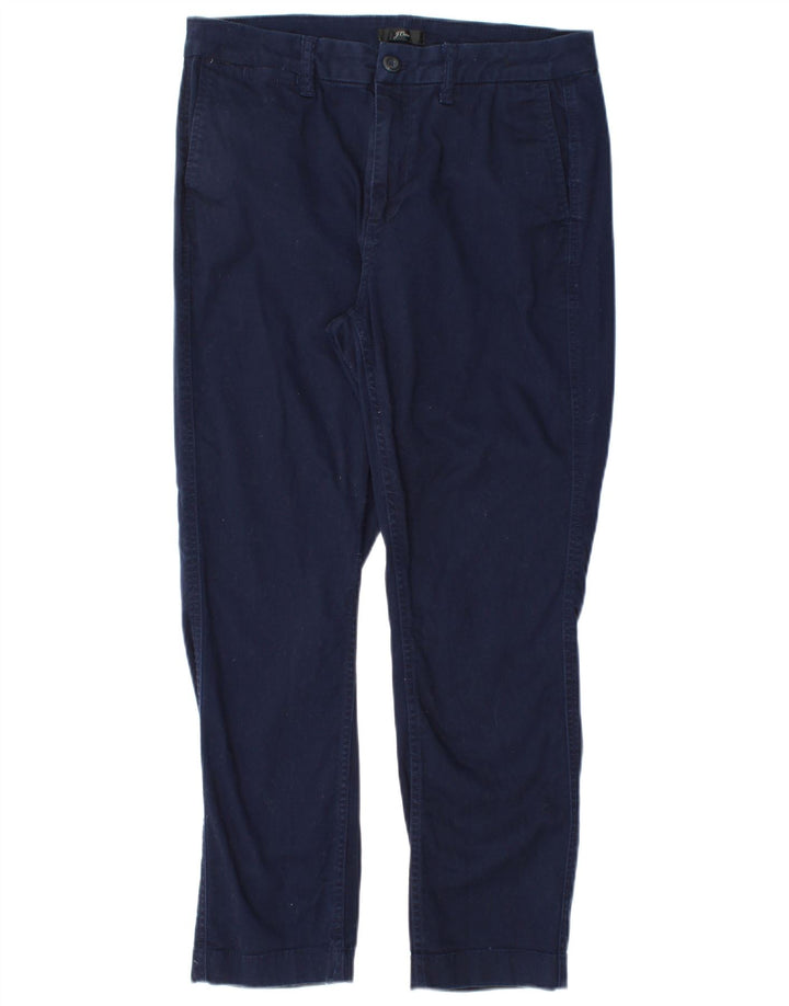 J. Crew Dame Slim Chino Bukser W27 L26 Marineblå Bomuld