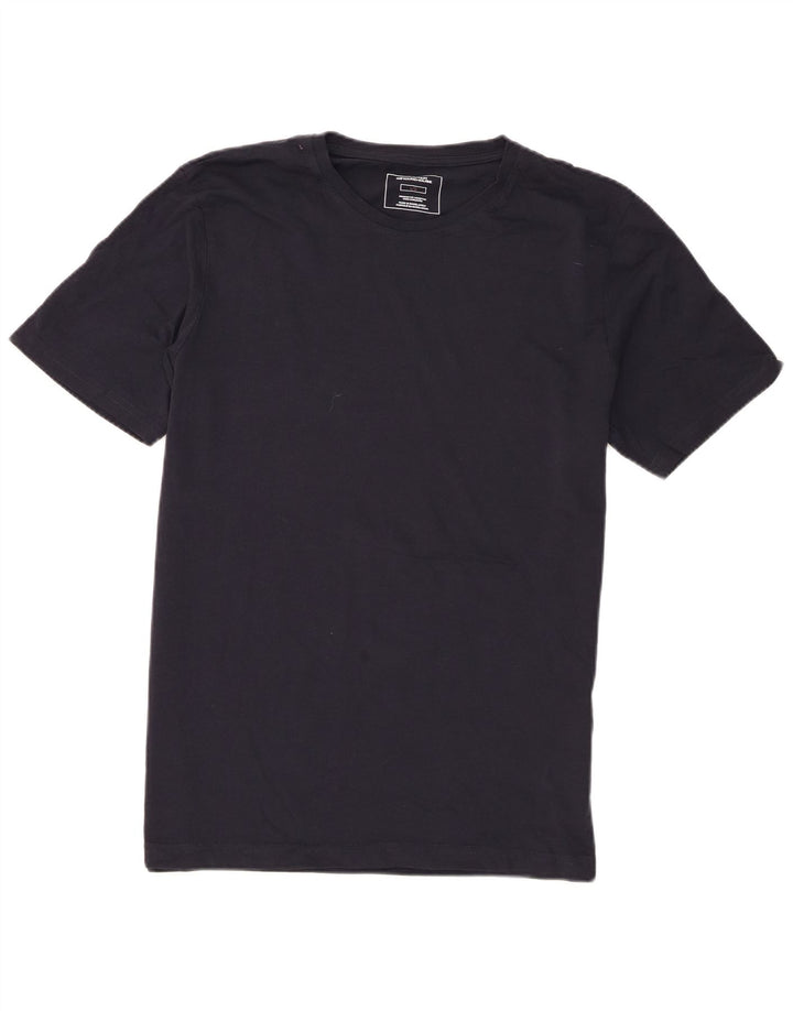 Mountain Warehouse Herre T-Shirt Top Stor Marineblå Bomuld