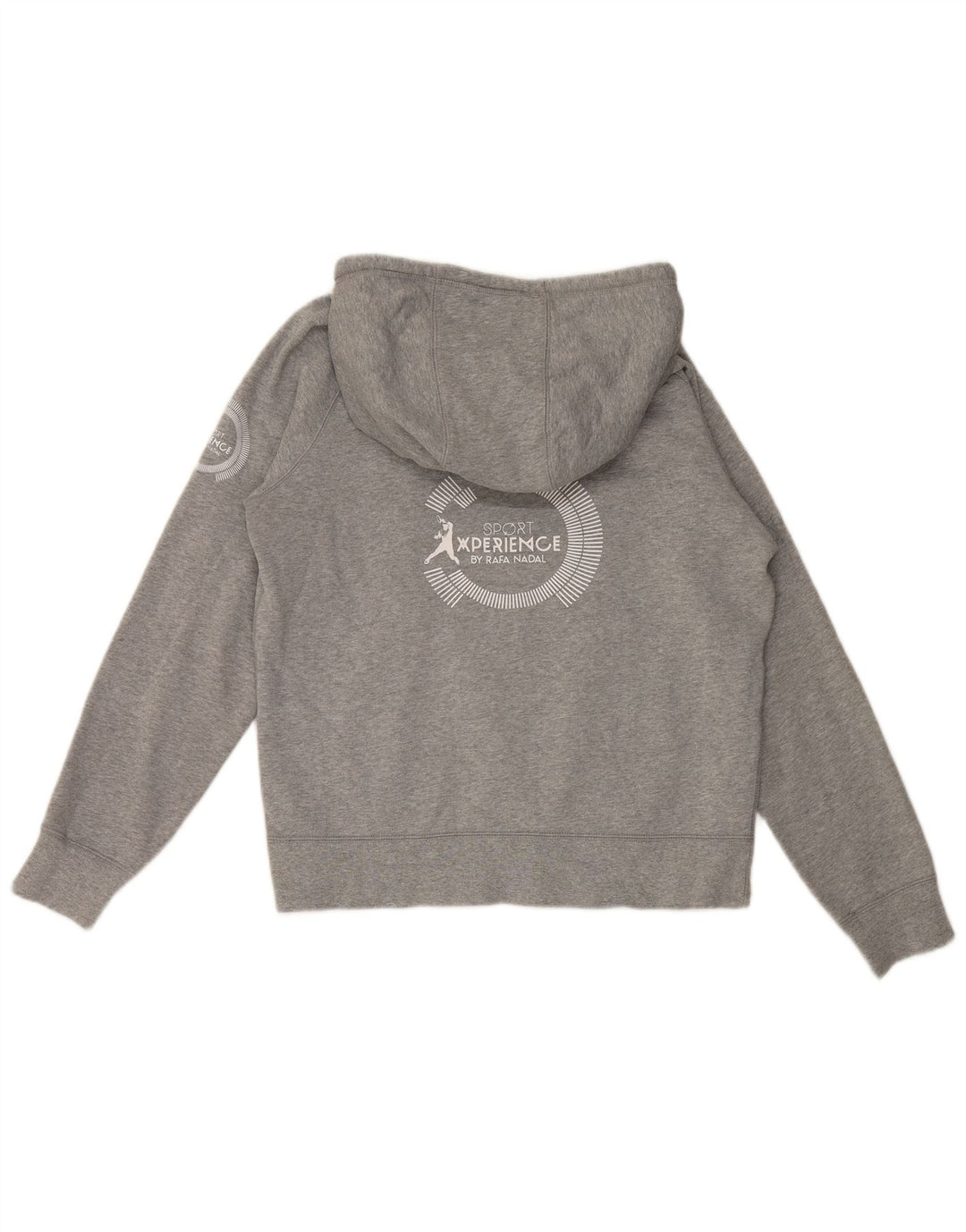 Nike grafisk hættetrøje til mænd mellemgrå flækket bomuld