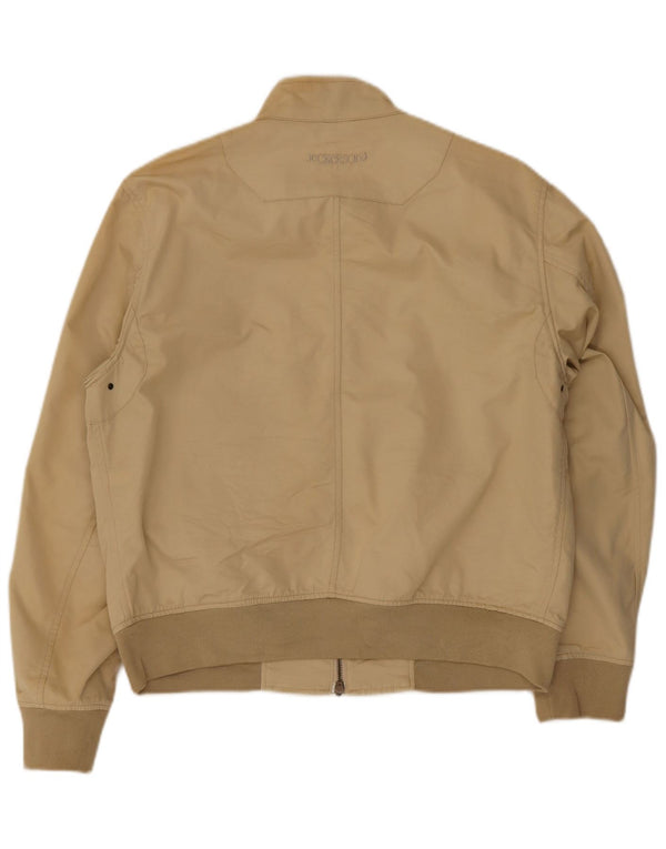 Jeckerson Herre Bomber Jacket UK 42 XL Beige Bomuld