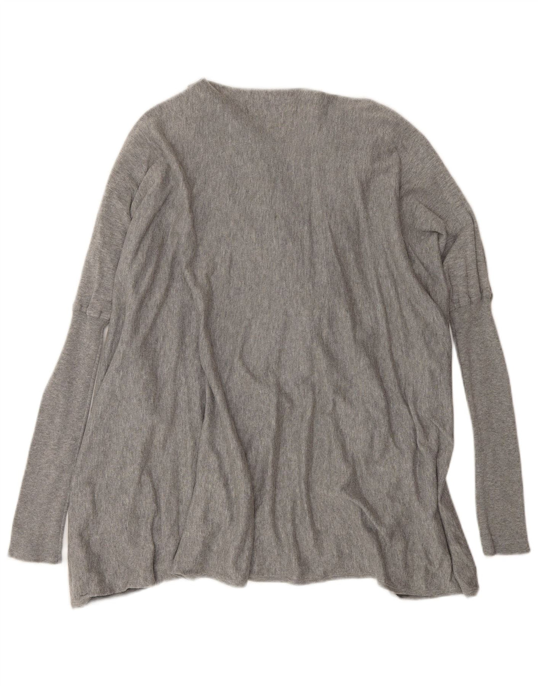 All Saints Dame Oversized V-hals sweater UK 14 Medium Grey