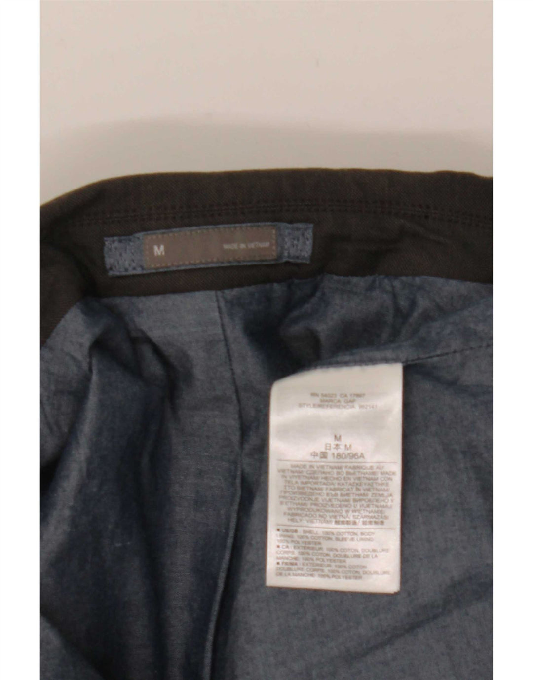 Gap Herre 2 Button Blazer Jacket UK 38 Medium Grey Bomuld