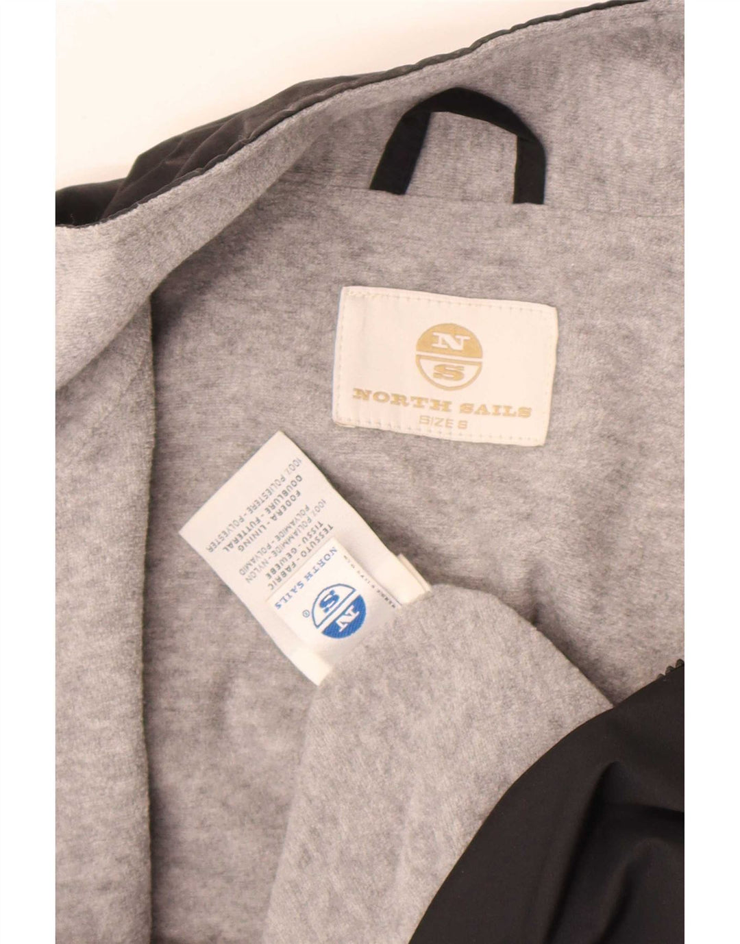 North Sails Herre Bomber Jacket UK 36 Small Black Polyamide
