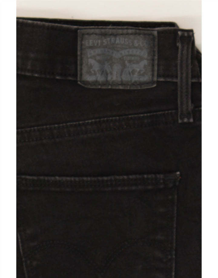 LEVI'S Womens Slimming Slim Jeans W28 L30  Black Cotton Vintage Levi's and Second-Hand Levi's from Messina Hembry 