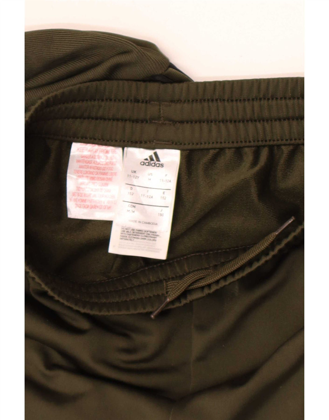 Adidas Træningsdragtsbukser til drenge 11-12 år Khaki Polyester