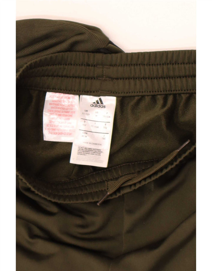 Adidas Træningsdragtsbukser til drenge 11-12 år Khaki Polyester