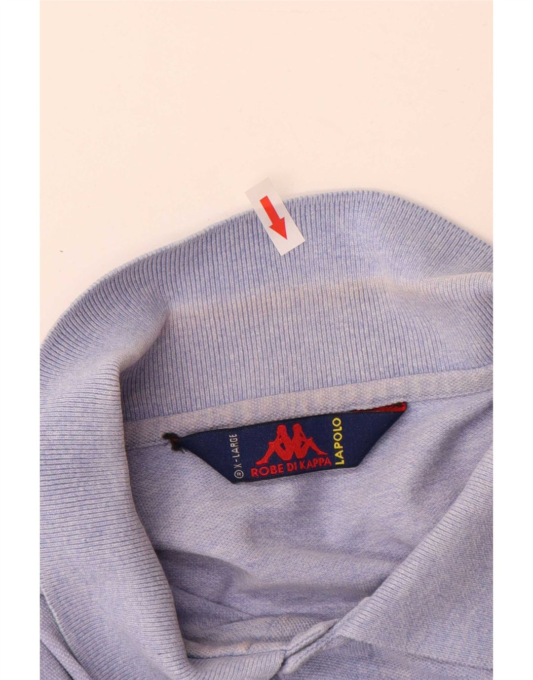Kappa herre poloshirt XL blå bomuld