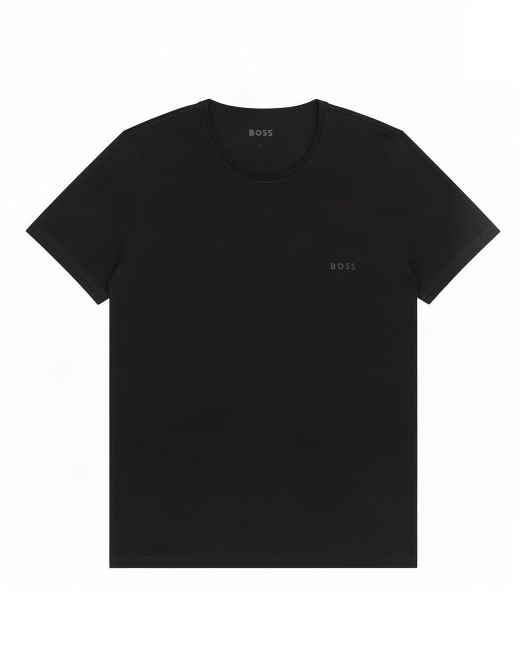 Hugo Boss Herre T-Shirt Top Stor Sort Bomuld