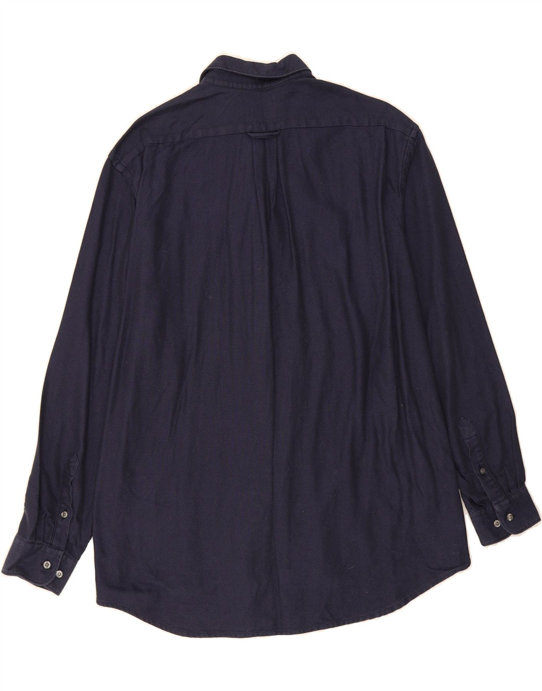 LACOSTE Mens Shirt Size 41 Medium Navy Blue Cotton Vintage Lacoste and Second-Hand Lacoste from Messina Hembry 