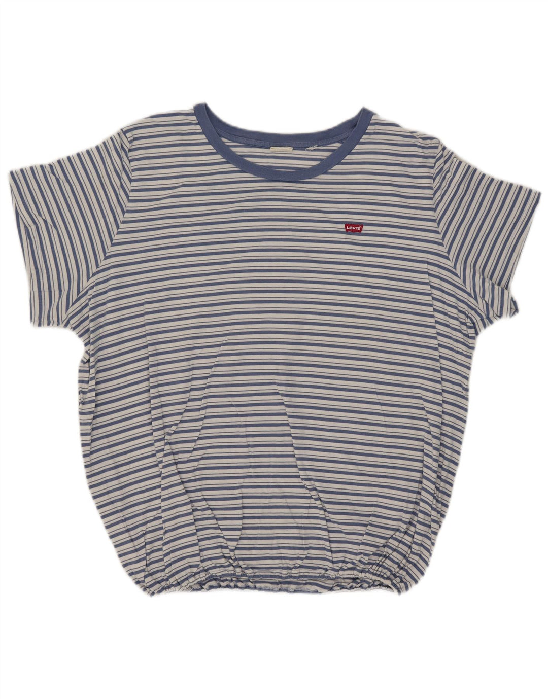 Levi's Herre T-Shirt Top 3XL Blå Stribet