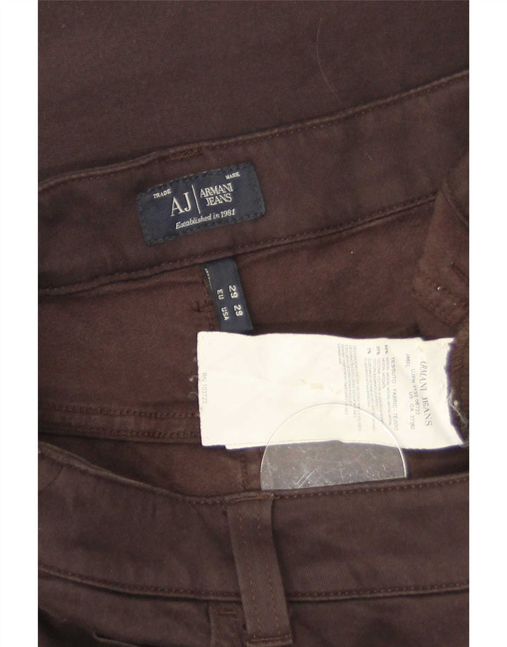 Armani Dame Flared Jeans W29 L30 Brun Modal