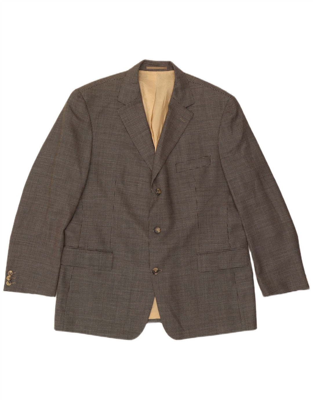 Hugo Boss Herre 3-knaps blazerjakke UK 42 XL Grå ternet
