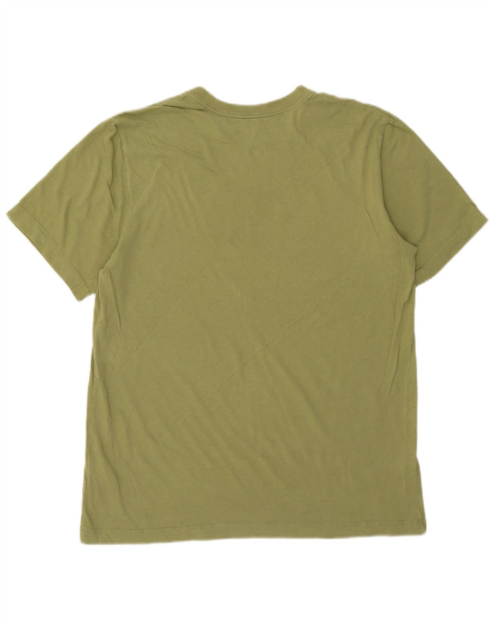 Nike Herre grafisk T-shirt top mellemgrøn bomuld