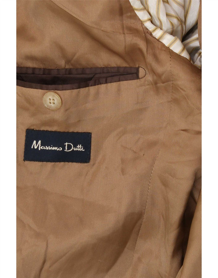 Massimo Dutti Herre 3-knaps blazerjakke EU 56 XL Beige