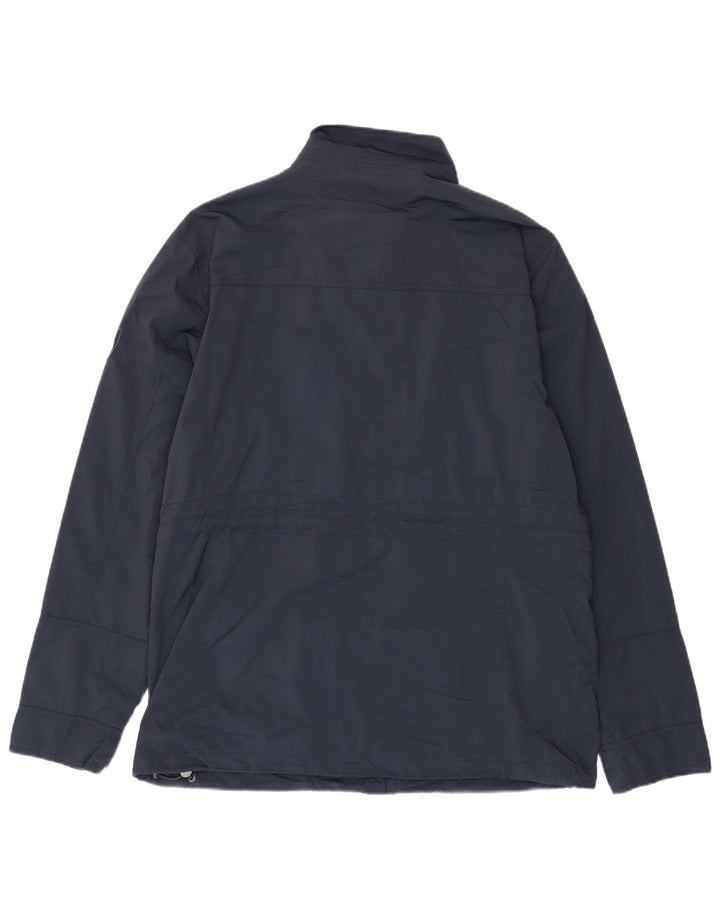 TOMMY HILFIGER Herre Utility Jacket UK 42 XL Navy Blue Polyester