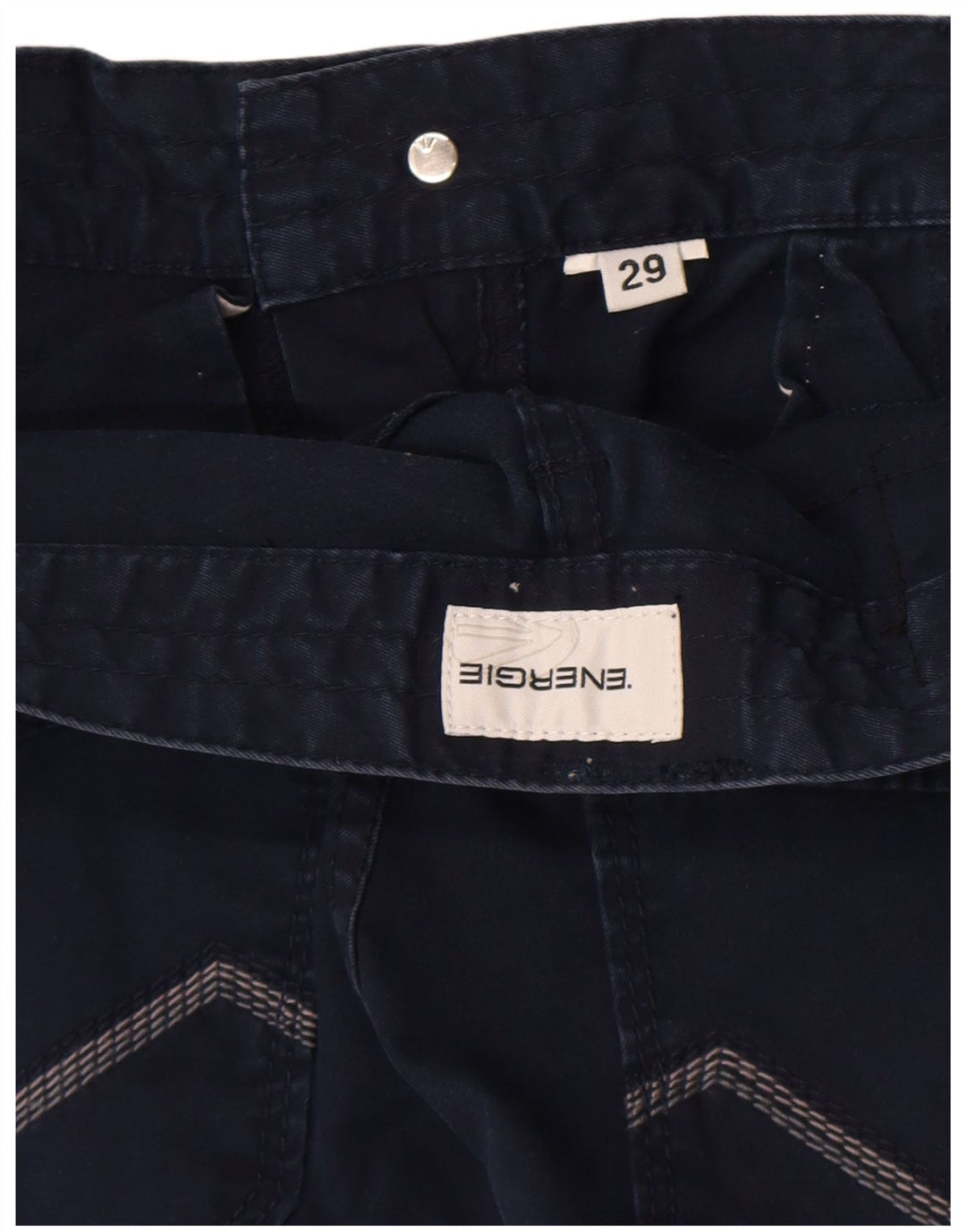 ENERGIE Chino Shorts til mænd W29 Small Navy Blue