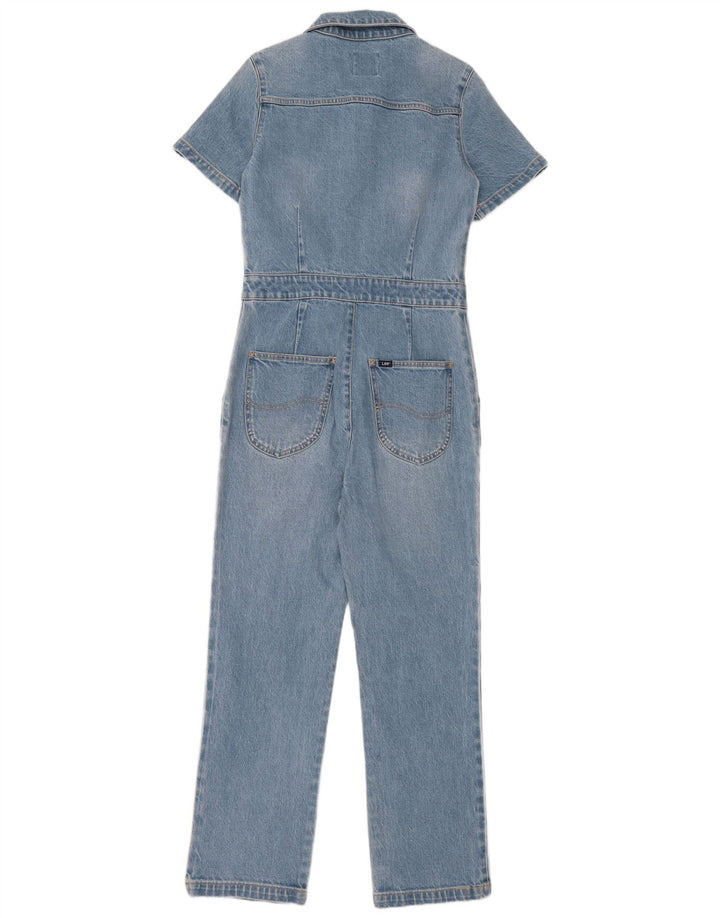 Lee Dame Denim Jumpsuit US 10 Large Blue Cotton