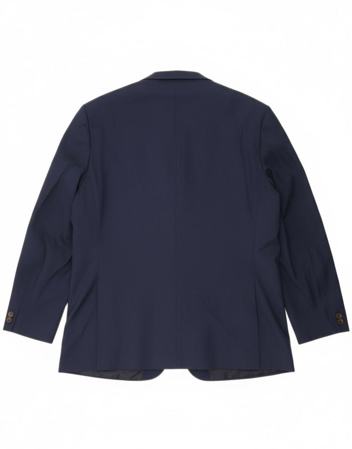 Marks & Spencer herre skræddersyet 2-knaps blazerjakke UK 46 3XL marineblå