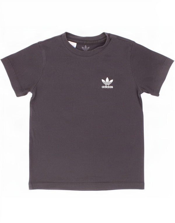 Adidas Boys T-Shirt Top 2-3 år Sort Bomuld