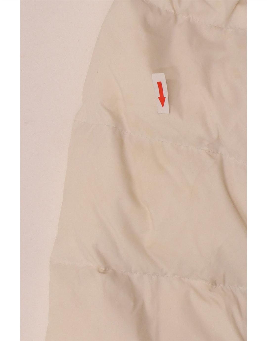 Phard Polstret hættejakke til kvinder UK 14 Medium White Nylon