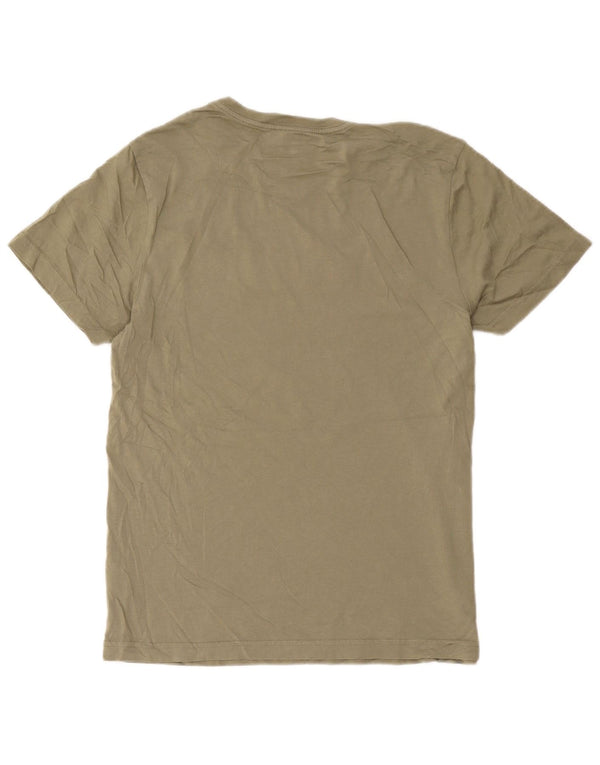 Hurley Mens Graphic T-Shirt Top Medium Khaki Cotton