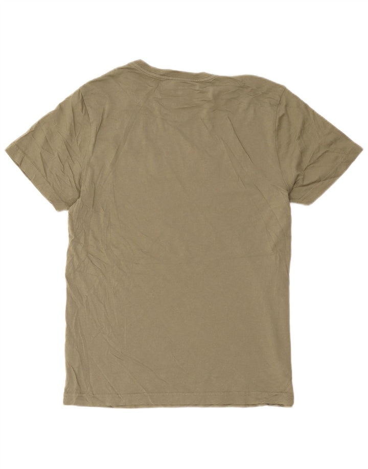 Hurley Herre grafisk T-shirt Top Medium Khaki Bomuld