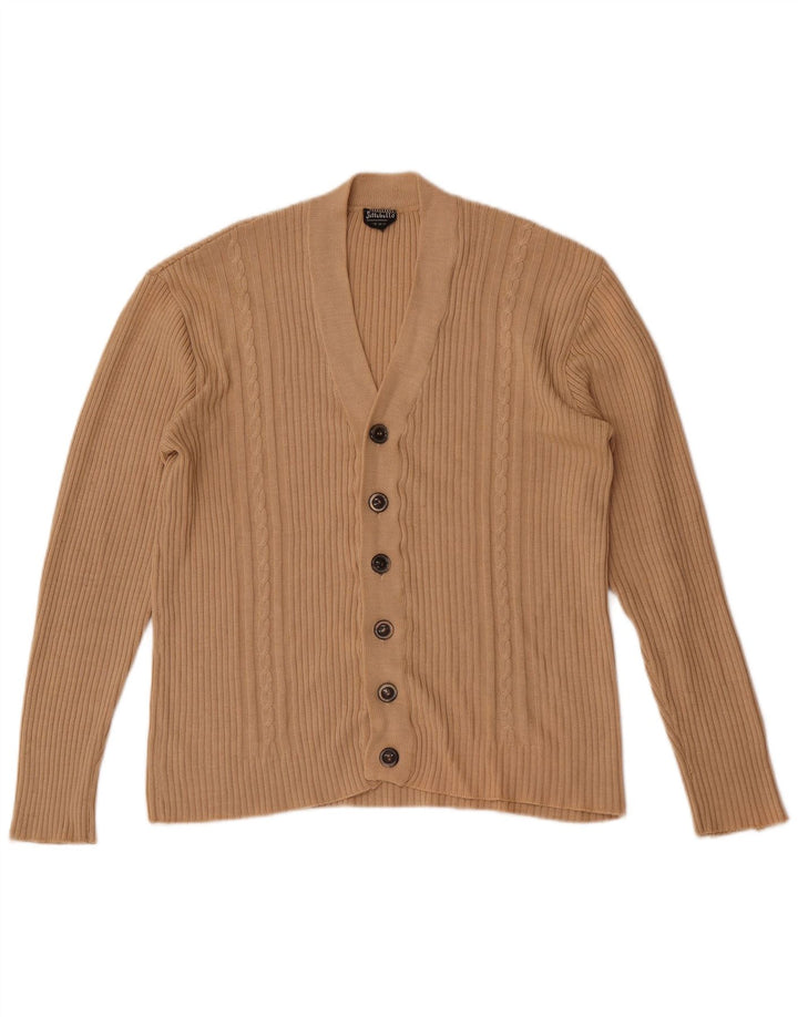 Settebello Herre Cardigan Sweater Small Beige