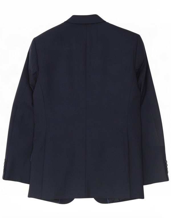 Marks & Spencer Herre lang 2-knaps blazerjakke UK 38 Medium Navy Blue